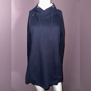 Neon Buddha Blue Waffle Pullover Shirt Women's Size XS